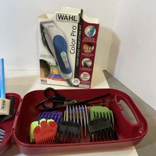 Wahl Color Pro Hair Clipper Kit with Colored Guide Combs 79300-400