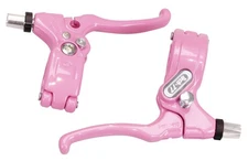 Dia-Compe Tech 77 LOCKING BMX freestyle brake levers lever set - PINK