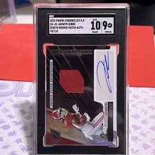 2023 Panini Zenith Jahmyr Gibbs Rookie Patch Auto #ZA-JG /125 SGC 9