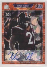 2021 Leaf Pro Set Metal 1989 Orange Crystals 3/7 Khalil Herbert #PA-KH2 Auto 7ba