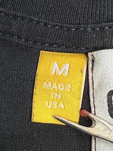 Gallery Dept French Logo T-Shirt Unisex M Dept de la Galerie Short Sleeve Black - Picture 5 of 9