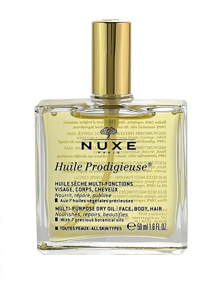 33,00€/100ml Nuxe Huile Prodigieuse Multi Purpose Dry Oil 50ml Neu & OVP