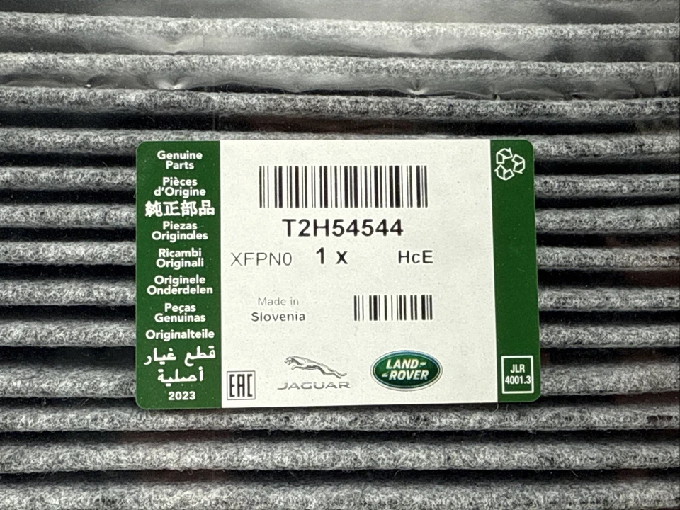 Filtro de partículas de aire estándar genuino Jaguar F-Pace 2016/I-Pace/XE-Range T2H54544 Foto 2 de 4