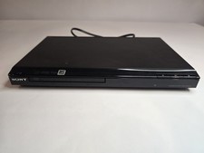 Sony DVP-SR200P Slim Black CD/DVD Player Tested  Works No Remote