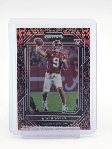 BRYCE YOUNG 2023 PRIZM DRAFT PICKS SNAKE SKIN PRIZM ROOKIE #101 Q4931