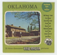 Oklahoma the Sooner State 1954 Sawyers View-Master Packet OK-123