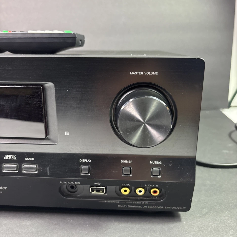 Sony STR-DH720HP 7.1 HDMI Home Theater Surround Receiver Stereo + Remote Bundle - Image 4 of 4