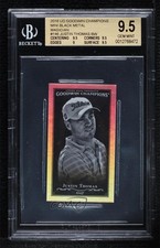 2016 Goodwin Champions Metal Minis Black Magician Back 9/16 Justin Thomas ki9