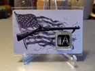 1 Gram Silver Second Amendment Rifle Card 320 Coin 1g .999 Fine Silver 2A 2nd A
