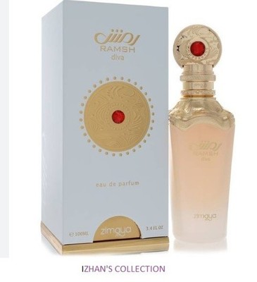 ZIMAYA RAMSH DIVA 3.4 OZ /100ML FOR WOMEN(NIB)SEALED