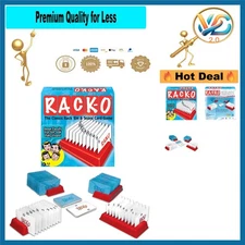 Rack-O Retro Card Game Family Fun – Classic Tabletop Game for 2-4