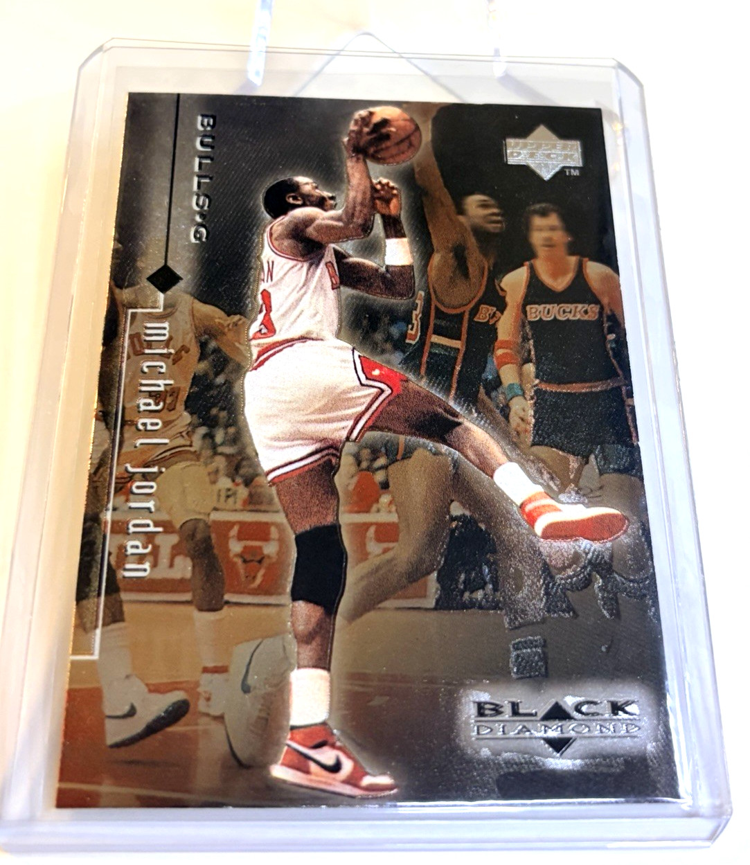 1998-99 Upper Deck Black Diamond Michael Jordan #1 Chicago Bulls HOF