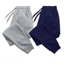 Men's Casual Pants Autumn Winter Fleece Sweatpants Men Running Jogger Sports Gym