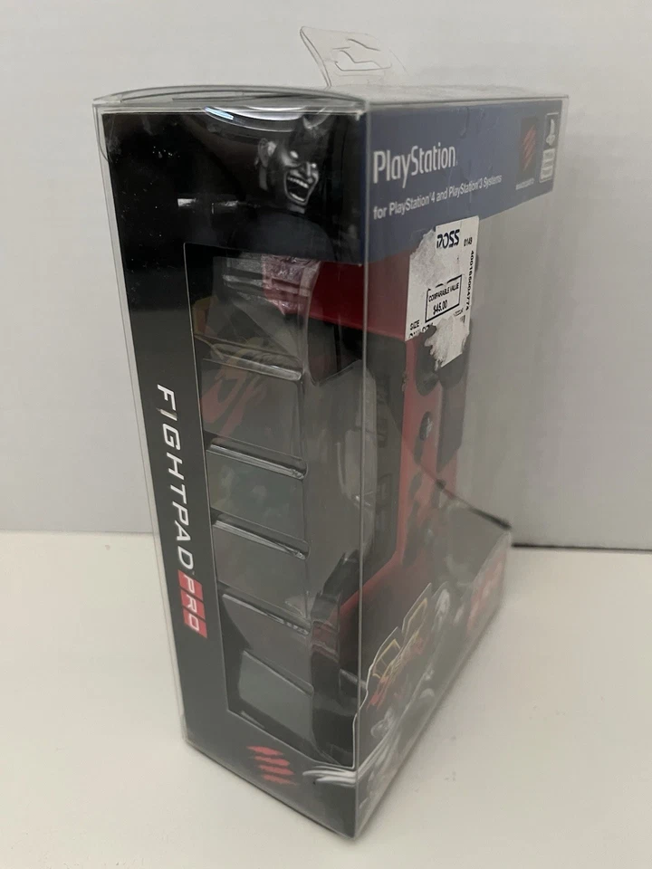 Mad Catz Playstation Street Fighter V Fight Pad PRO PS3 PS4 Controller Red NEW - Image 4 of 4