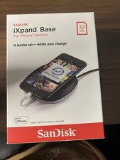 SanDisk iXpand Base 32 GB for iPhone Charger and Backup Black SDIB20N-032GAW9AN
