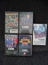 ALABAMA CASSETTE TAPES LOT OF 5 MTN MUSIC 40 HR WK HOMES IN AL CLOSER GET BEGING