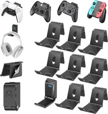 Gaming Controller Wall Mount Holder 9 Pack Headphone Stand