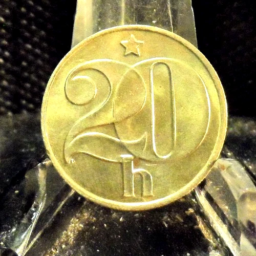 CIRCULATED 1976 20 HALERU CZECHOSLOVAKIAN COIN(80119) - Image 3 of 4