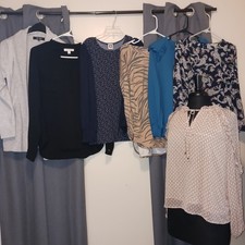 7 Assorted Brands Chloe Sweater Rachel Zoe Blouse Ann Klien Top Nine West M