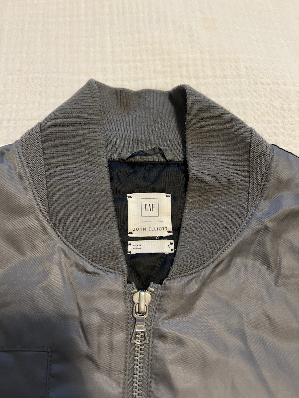 Gap x John Elliott GQ Patchwork Flight Bomber Jac… - image 2