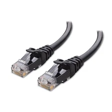 Cat 6 UTP 24 AWG Ethernet Patch Cable 25ft Black By Cable Matters