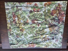 2 Pottery Barn Giorgetta Bird Euro Pillow Cover Linen Blend French Country Fruit