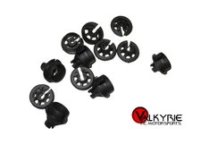 Vintage RC Associated 12 mm Shock Spring Cup Set  Plastic Black 91310