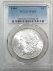 1880 P Morgan Silver Dollar PCGS MS63 Blast White PQ Just Graded New Hold#Y297A