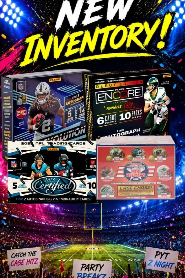 💥 MASSIVE New NFL Inventory Restock and New Breakz 🧨