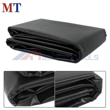20ft*30ft 20 Mil HDPE Black Pond Liners Waterproof Fish Liner Black Easy Cutting