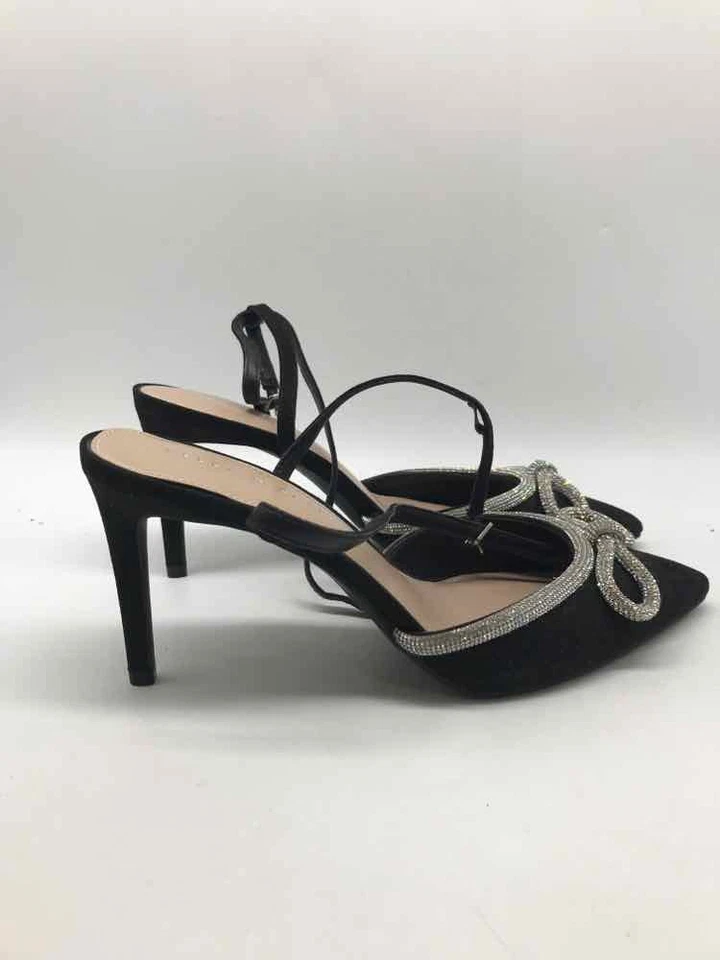 Kelly & Katie Black Size 10 Slingback Heels - Image 4 of 4