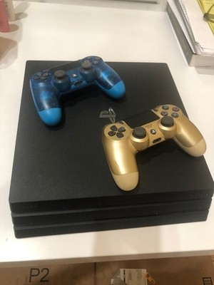 Sony PlayStation 4 PRO Jet Black 1TB Home Console With Controllers