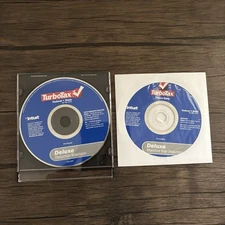 Intuit TurboTax Tax Preparation Windows Mac Used Deluxe CD 2006 2007