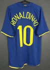 RONALDINHO #10 MEN'S BRAZIL BRASIL 2008/2010 FOOTBALL SOCCER SHIRT JERSEY SIZE M
