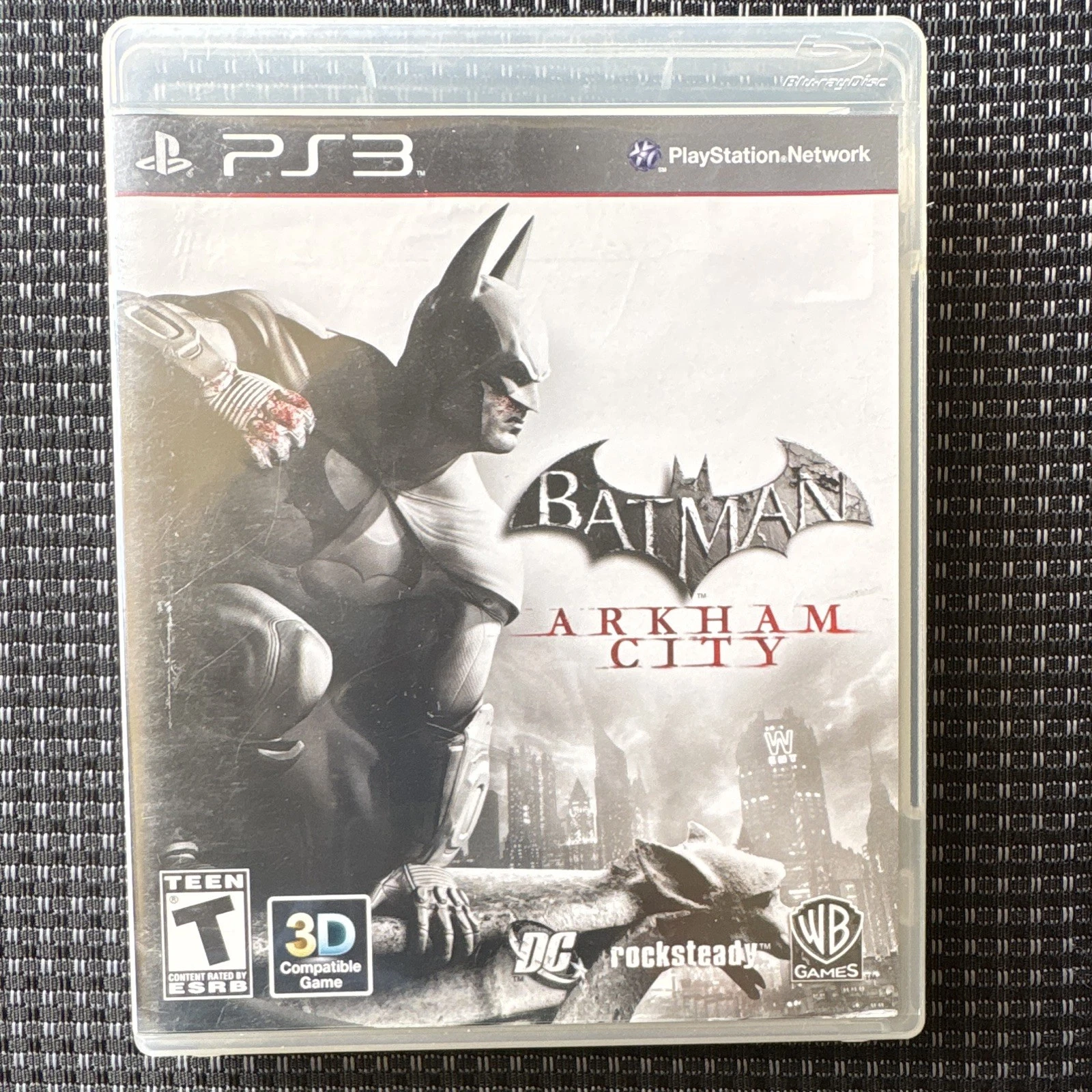 Warner Bros Batman: Arkham City PS3 NTSC-U/C 2011 Manual Case Inserts 3D