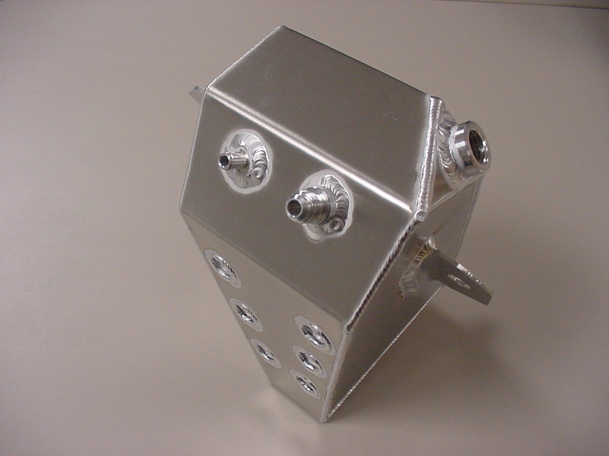 オイルタンク400㍑ Aluminum Oil Tank With Cooling Tubes Cooler Honda TRX 400EX 400X
