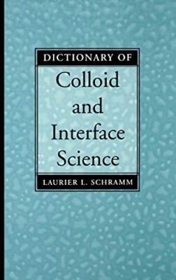 Schramm - Dictionary Colloid Science - New hardback or cased book - X555z