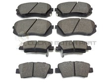 Set pastiglie freno anteriori e posteriori per Kia Soul 2014-2019 (controllare le dimensioni disco freno)