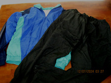 EUC Rare 2pc Vtg 80's High Intensity Brand Windbreaker Pants LG Nylon Jacket MED