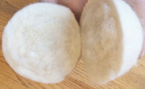 10PCS Trocknerball Bälle 100% Neuseeland Wolle als schonender Weichspüler Ø 5cm - Bild 6 von 6