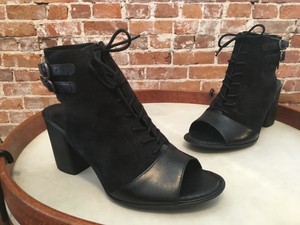 leather bootie sandals