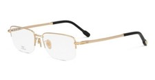 New Fred Lunettes FG 50024U 030 Men's 24KT Gold Plated Eyeglasses 55mm Titanium