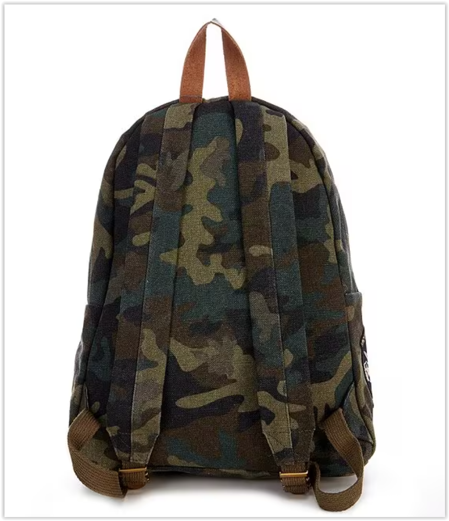 Ralph Lauren★Tiger-Patch Camo Canvas Backpack NWT Polo Ralph Lauren Men's Iconic Tiger Patch Camo Canvas