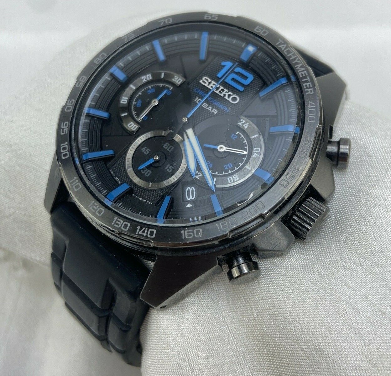 FREE DELIVERY * Brand New 100% Authentic Seiko PVD Black Case Mens Quartz  Chronograph Watch Blue Index SSB353 SSB353P1, Mobile Phones \u0026 Gadgets,  Wearables \u0026 Smart Watches on Carousell