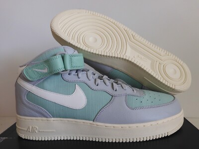 NIKE AIR FORCE MID 07 LX GREY FOG-SAIL-ENAMEL GREEN SZ 14 [DQ8766-002] 