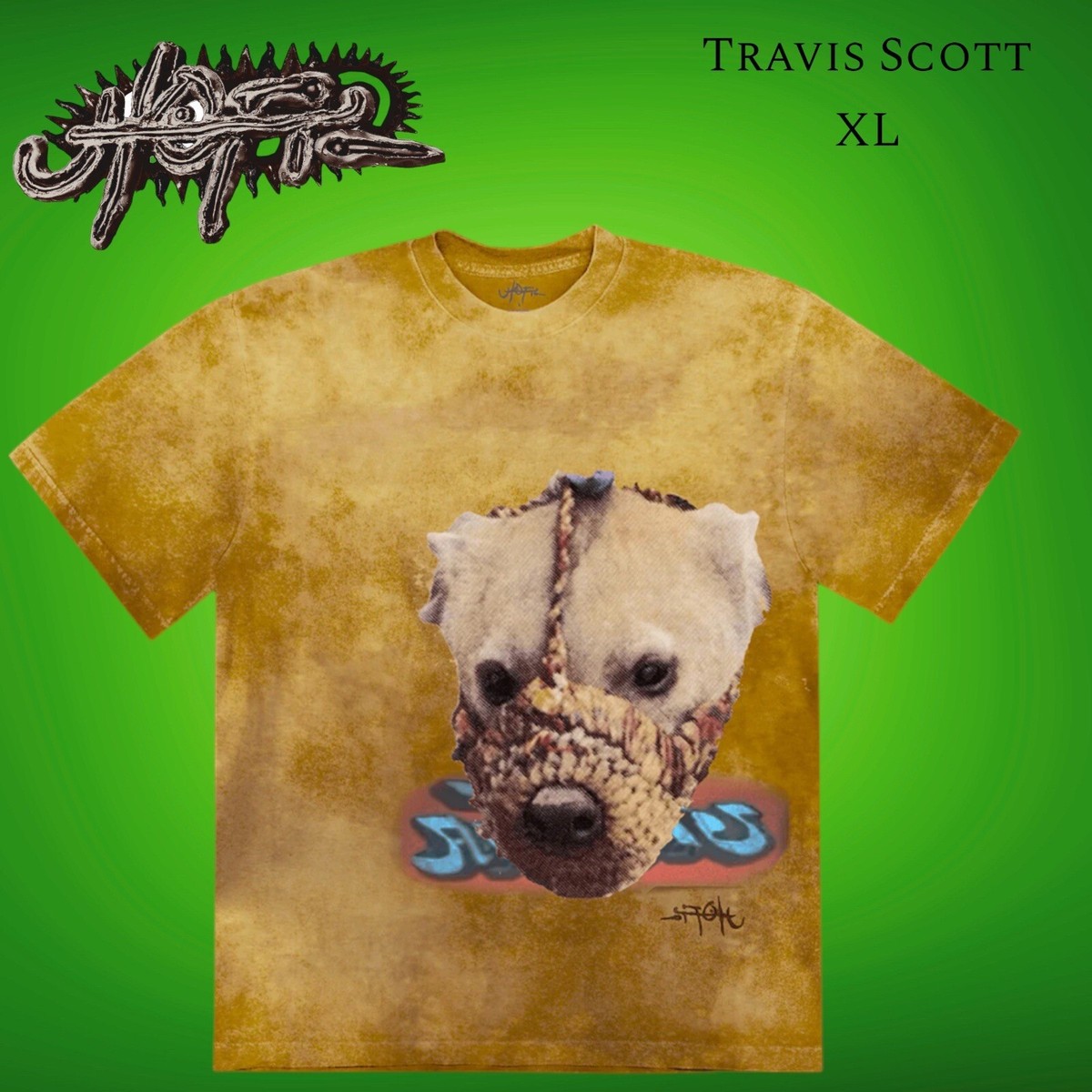 Travis Scott Utopia Siren Tie Dye Tee Multicolor Men's XL Utopia