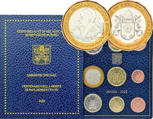 2022 VATICAN SPECIAL ISSUE CENTENARY OF THE DEATH OF POPE BENEDICT XV S/C