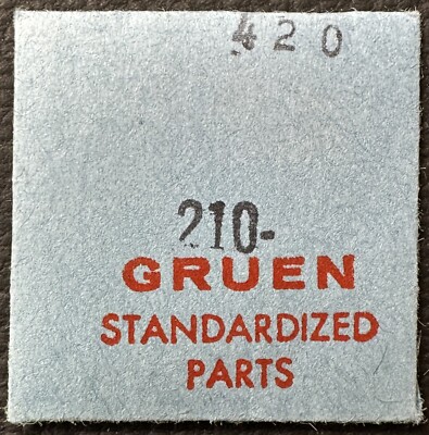 GENUINE GRUEN EB420 CAL210 CROWN WHEEL WATCH REPAIR PART   WP4