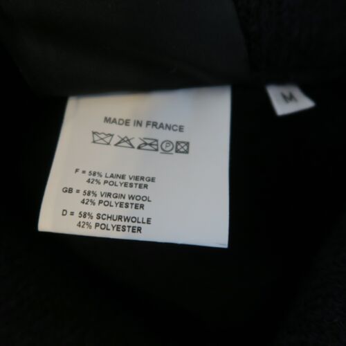 VETRA FRENCH GENTLEMAN BLU NAVY ABBIGLIAMENTO DA LAVORO MAGLIA LANA VERGINE GIACCA 5U/5 M CAPPOTTO - Foto 6 di 15