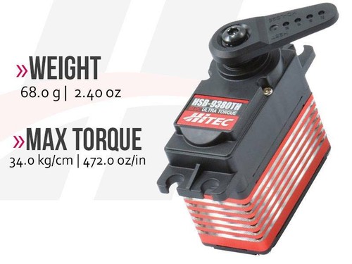 Hitec HSB-9380TH Ultra Torque Brushless Titanium Gear